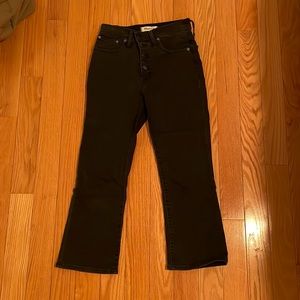 EUC madewell bootcut Jean black